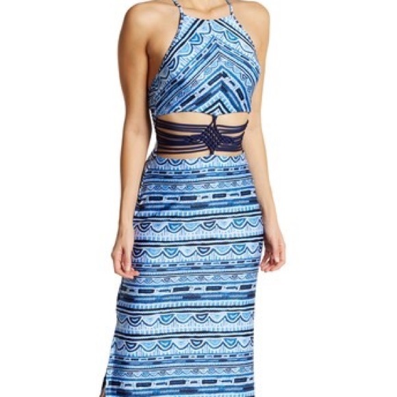 Dresses & Skirts - Nanette Lepore Santorini Halter Cover-Up Dress